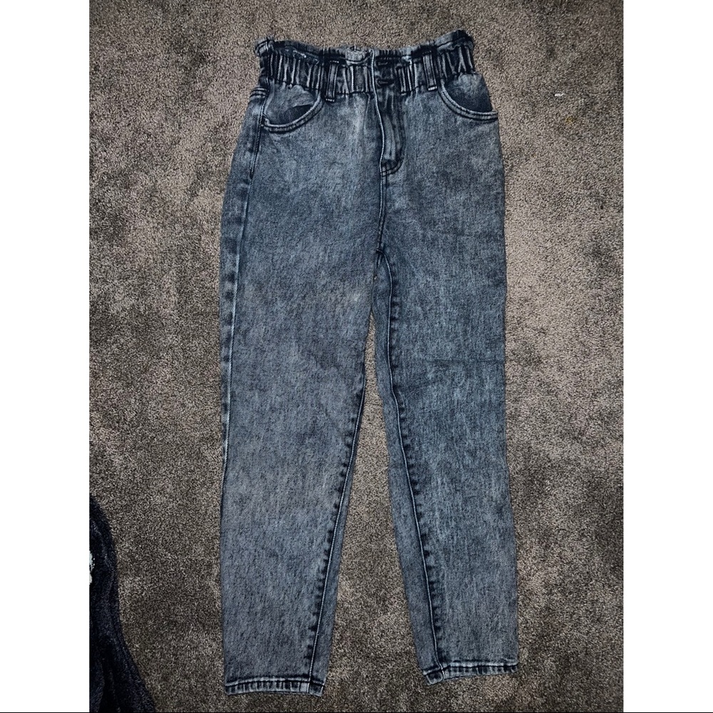 Denim washed HighWaisted Jeans